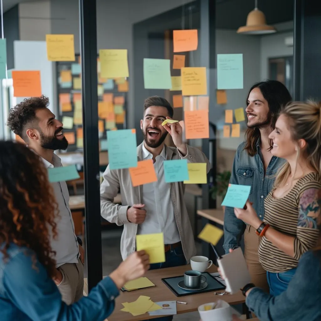 Sesión de Brainstorming Creativo